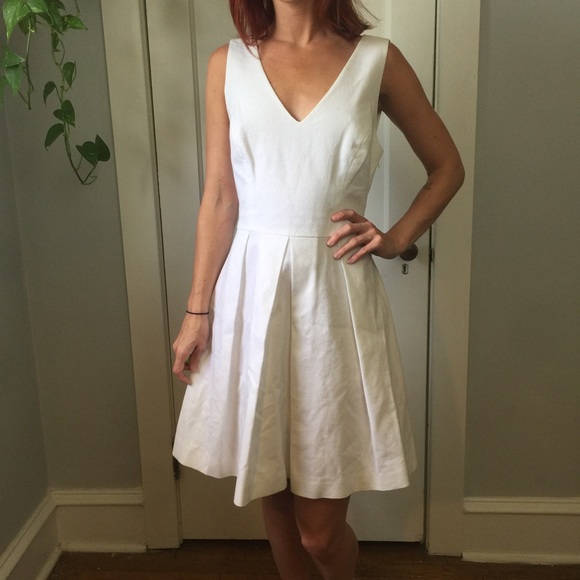 Joie Dresses & Skirts - NWT JOIE White Skater Pleated Mini Summer Dress